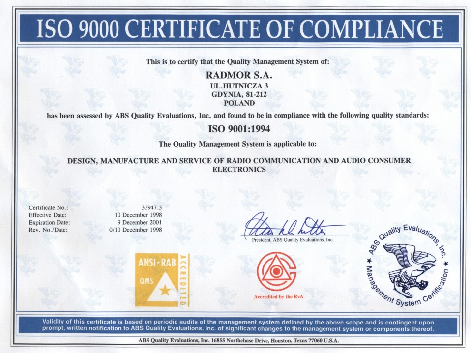 ISO 9001